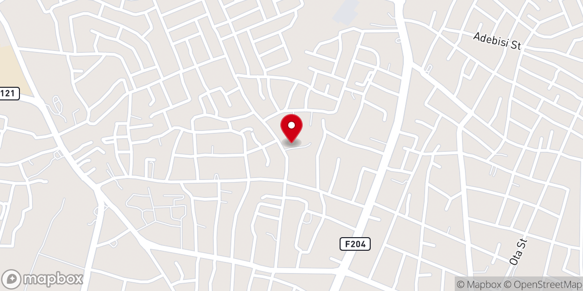 Map showing location of St. Peter's Church, iganke