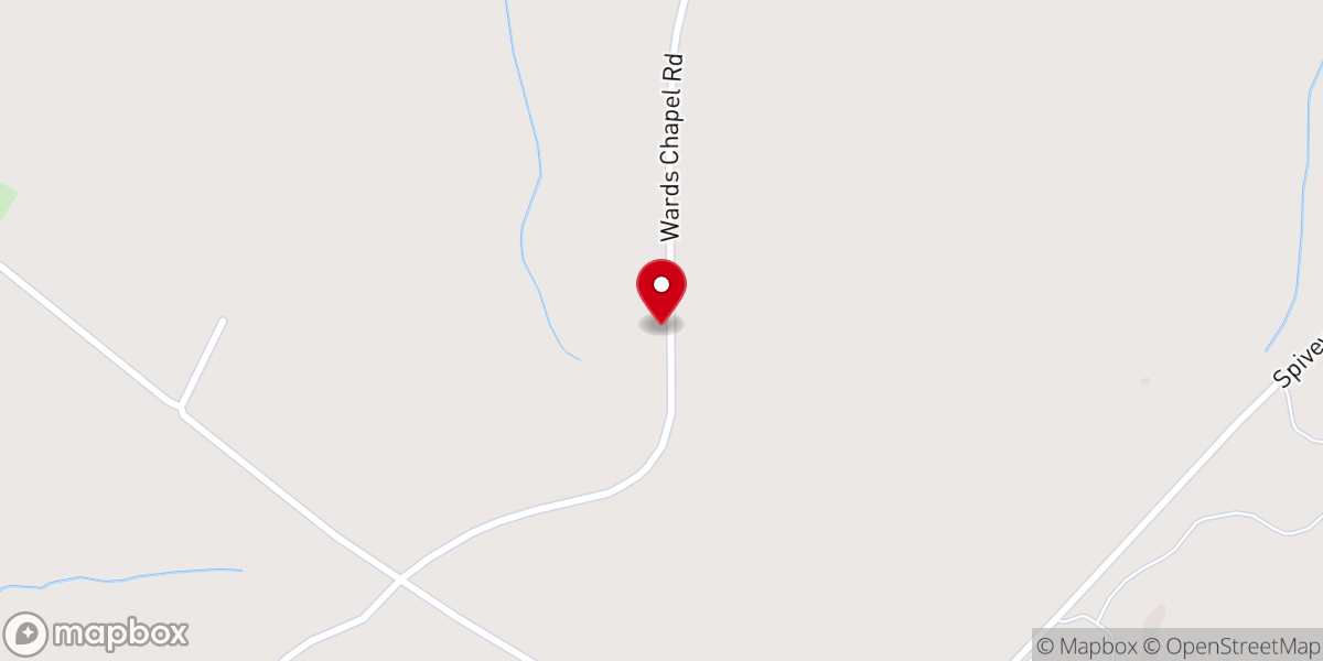 Map showing location of Putnam County Recycling Center