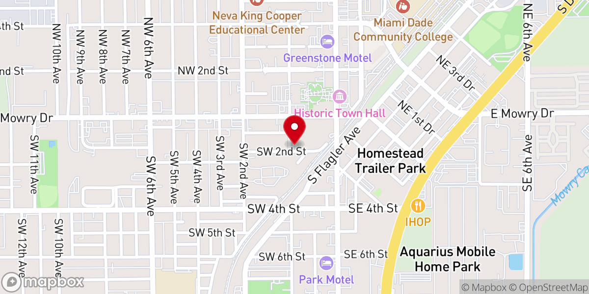 Map showing location of Pastor MIGUI KARRILLO