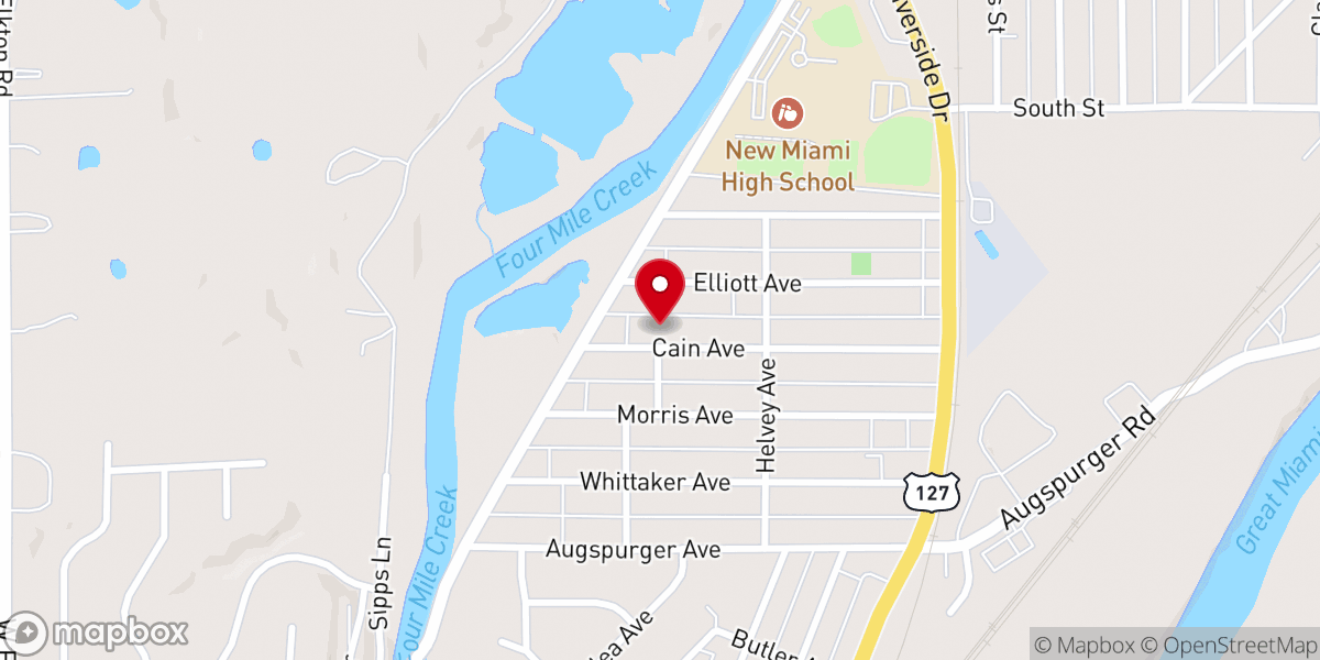 Map showing location of Pentecostal Faith Church