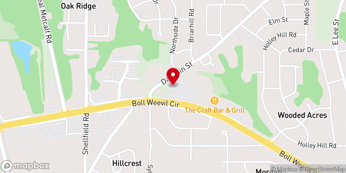 Map showing location of Church With U