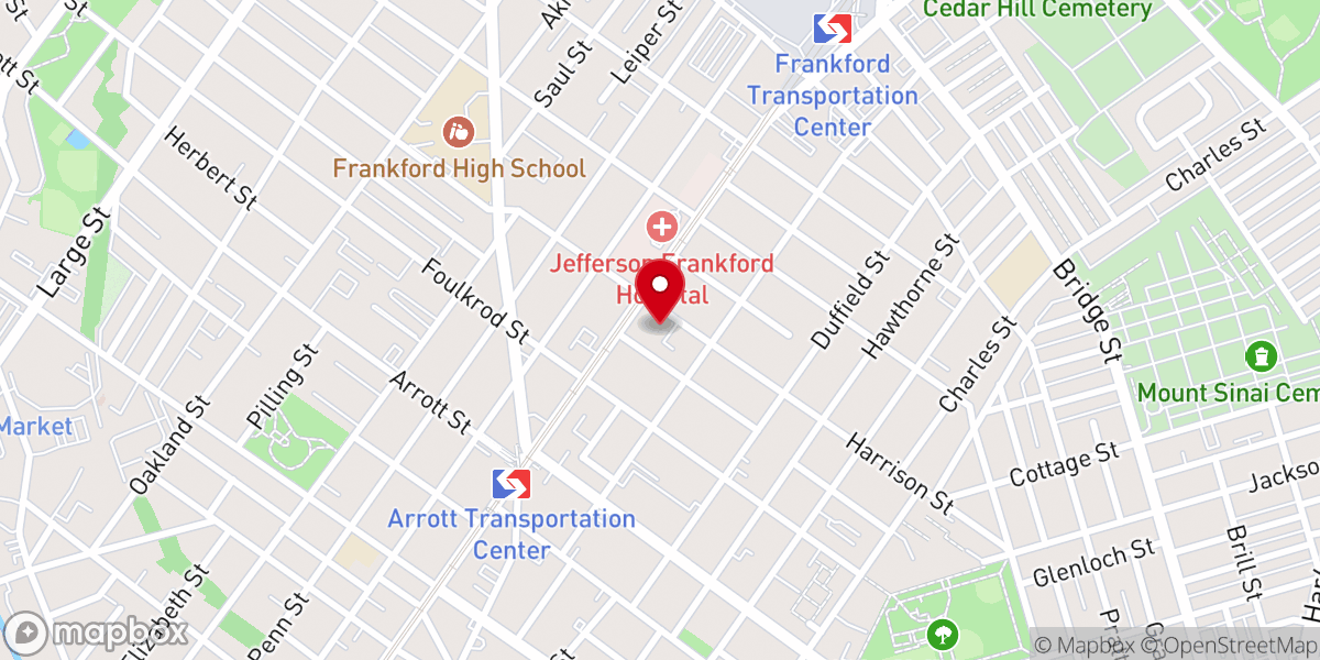 Map showing location of Tyler Sain Evangelistic Association Inc