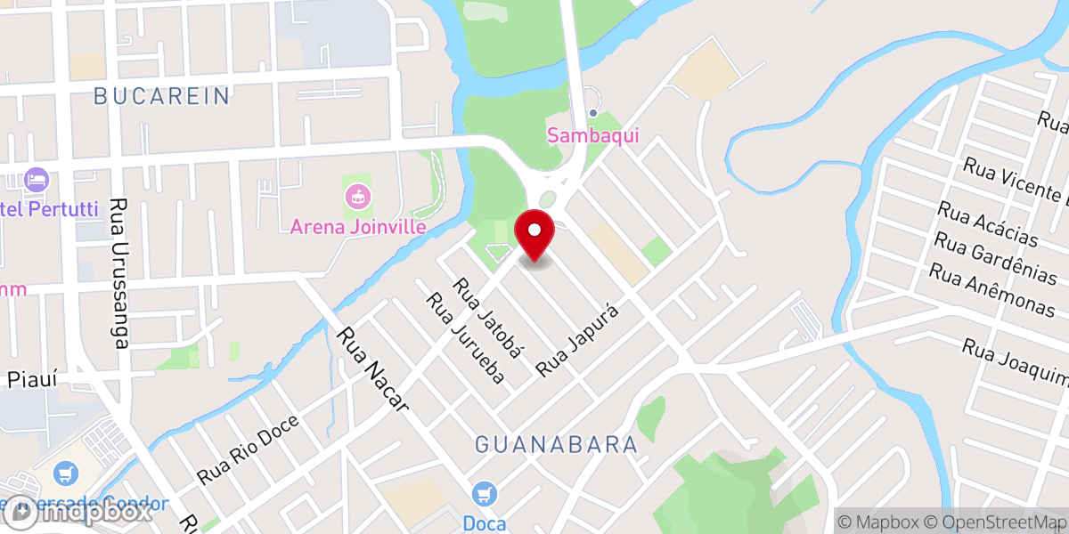 Map showing location of Paróquia Nossa Senhora do Rosário