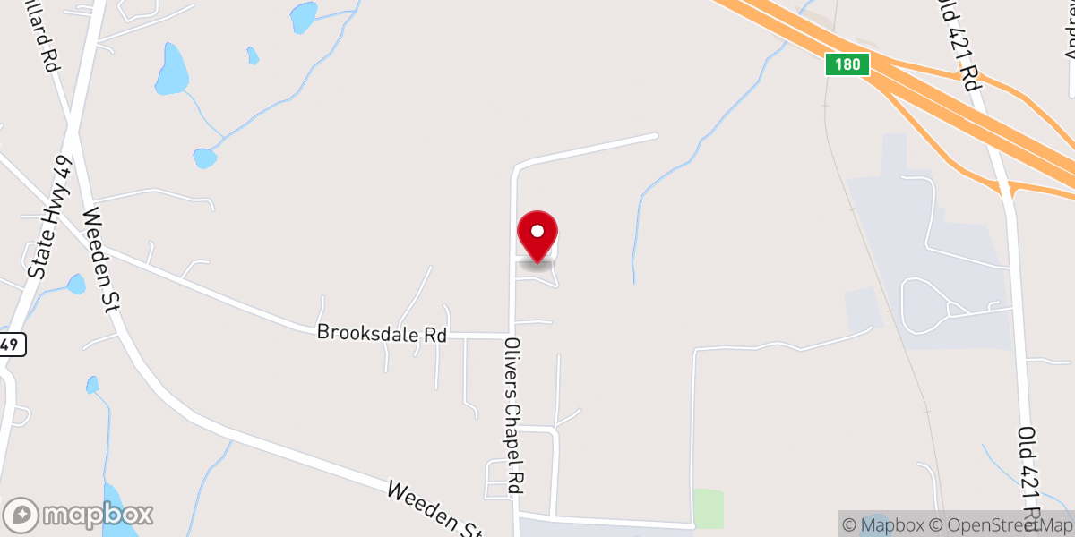 Map showing location of Margarets Chapel Church
