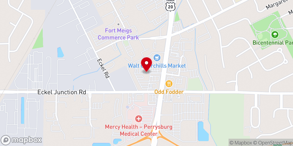 Map showing location of Shoppes At River Place