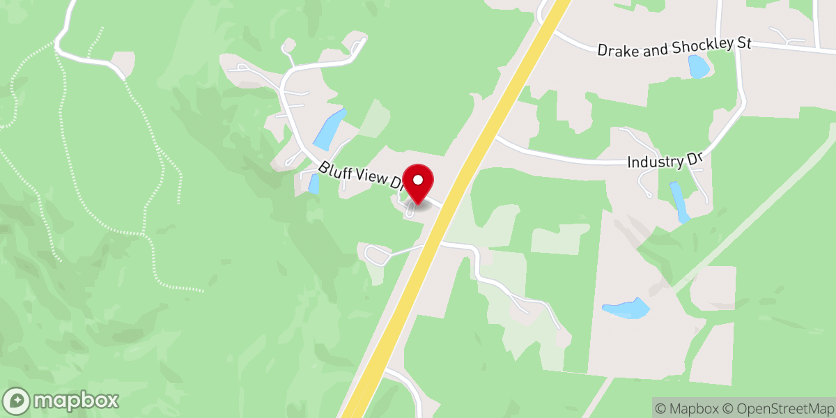 Map showing location of Spencer Seventh-day Adventist Church