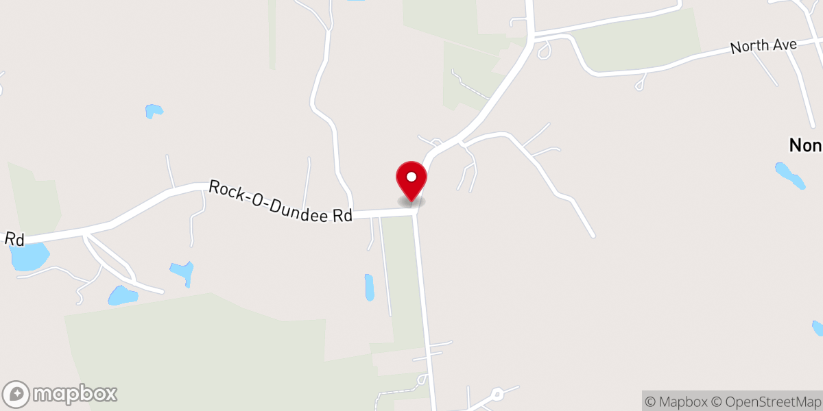 Map showing location of Smith Neck Church
