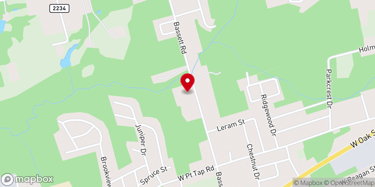 Map showing location of Grace Temple Church of God in Christ