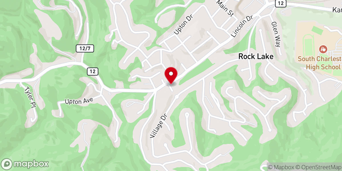 Map showing location of Lincoln Drive Community Church