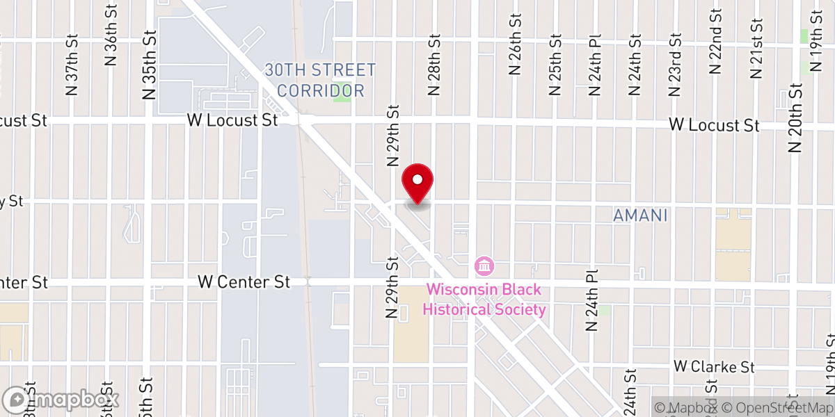 Map showing location of Faith Temple Pentecostal Locust