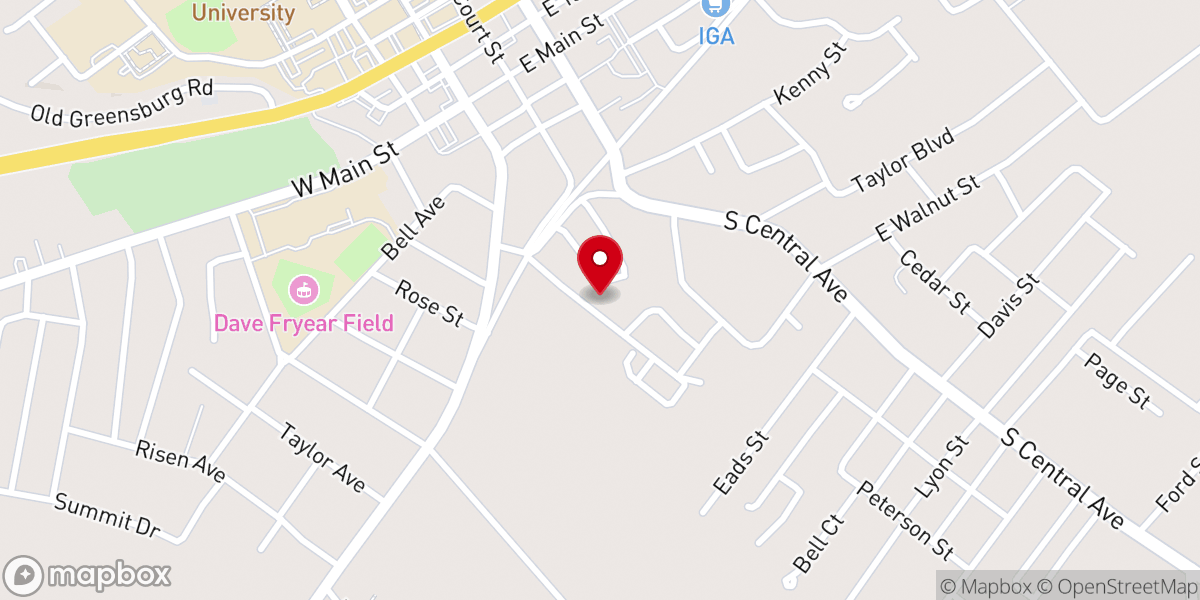 Map showing location of Gods Friendship Chapel