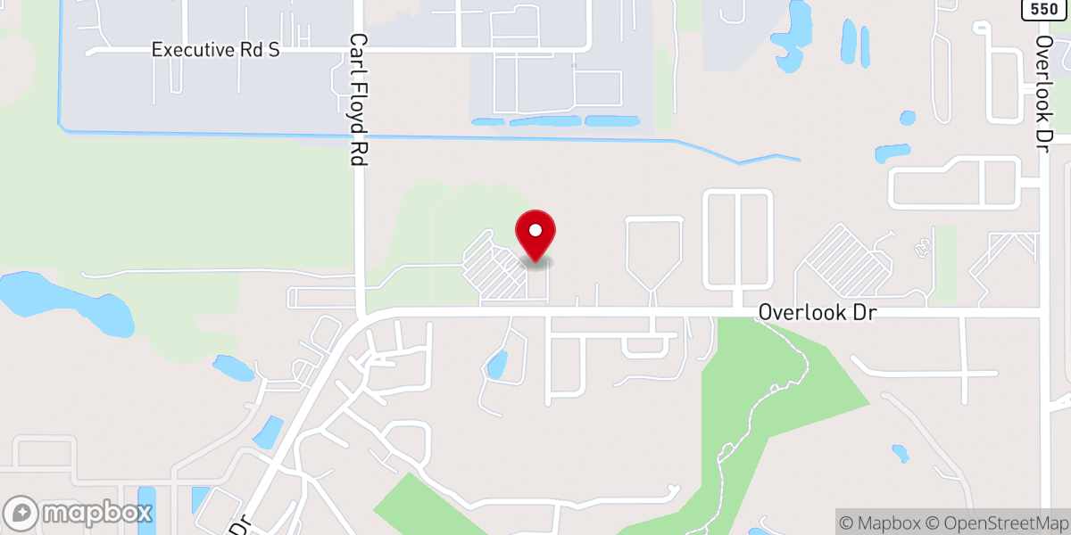 Map showing location of Haven Worship Center