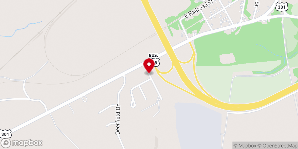 Map showing location of NORTHAMPTON COUNTY VICINITY MISSIONARY BAPTIST ASSOCIATION