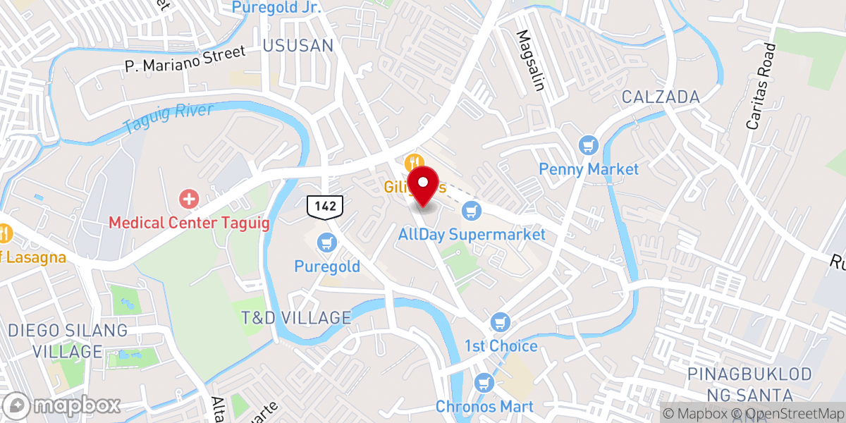 Map showing location of House of Grace Community Church