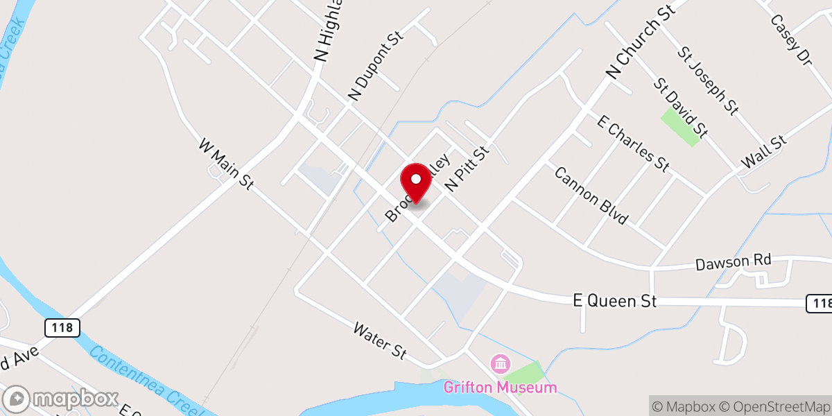 Map showing location of NewGround Restoration Life Center