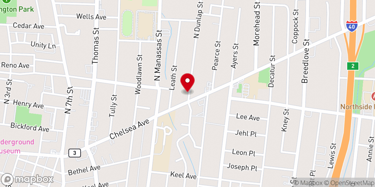 Map showing location of Apostolic Fellowship Church of Christ