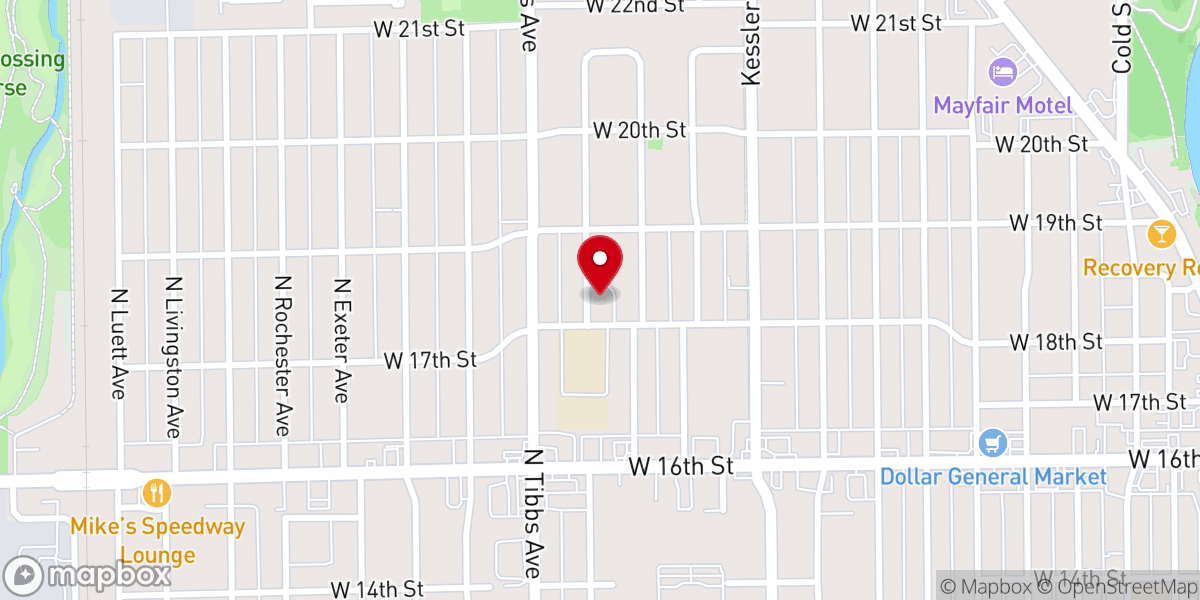 Map showing location of Celestial Church of Christ