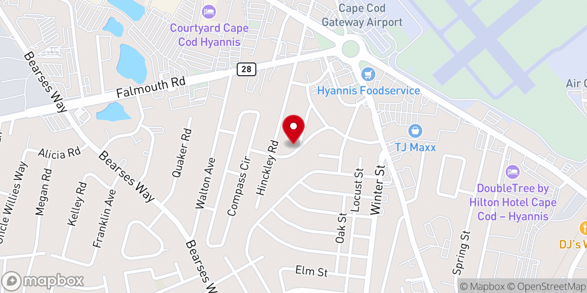 Map showing location of holy trinity church