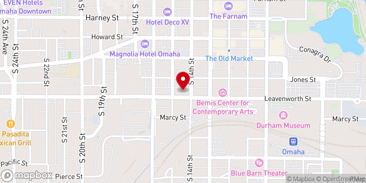 Map showing location of Oasis Retreat