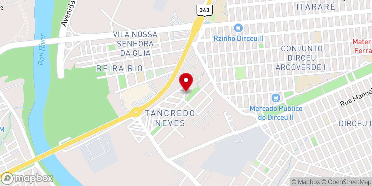 Map showing location of Paróquia Imaculada Conceição de Maria