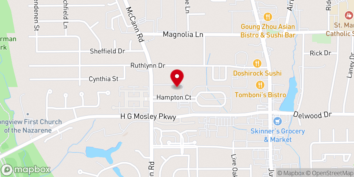 Map showing location of Community United Methodist Church