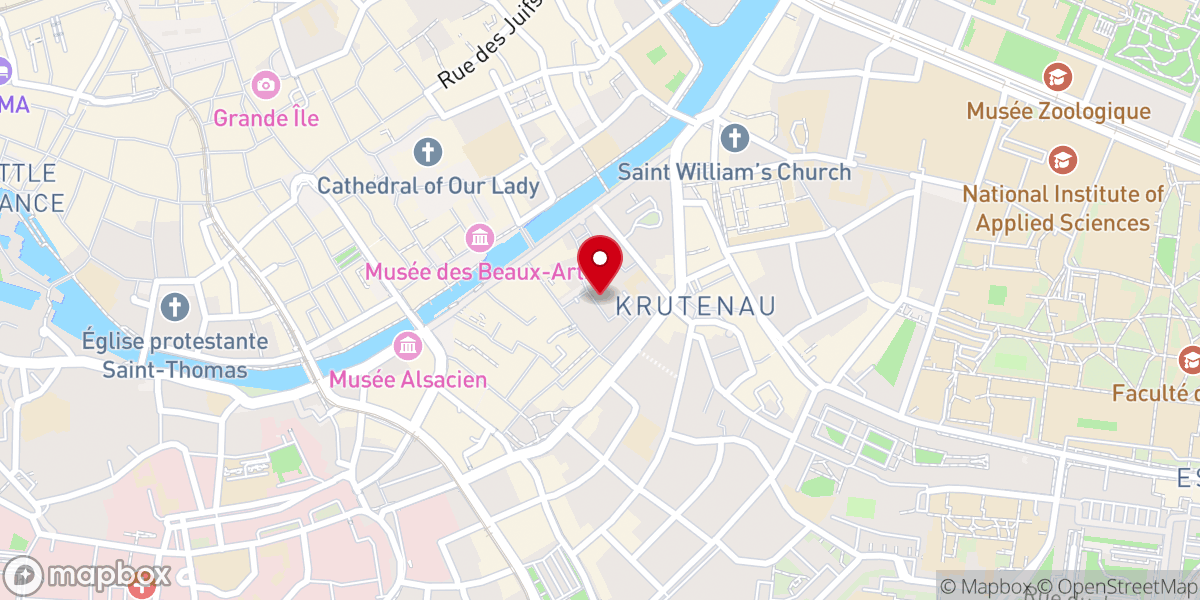 Map showing location of Église Sainte-Madeleine