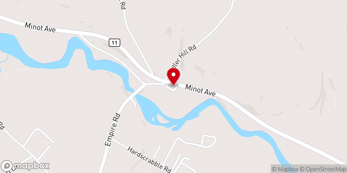 Map showing location of United Methodist Church-Minot