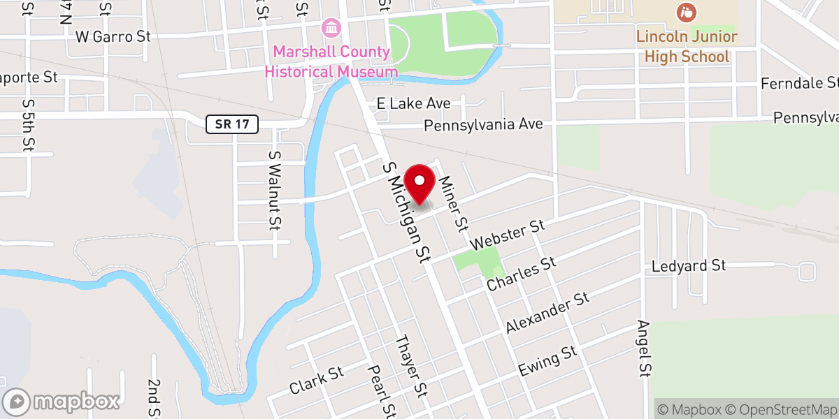 Map showing location of Trinity Praise and Worship Assembly Incorporated