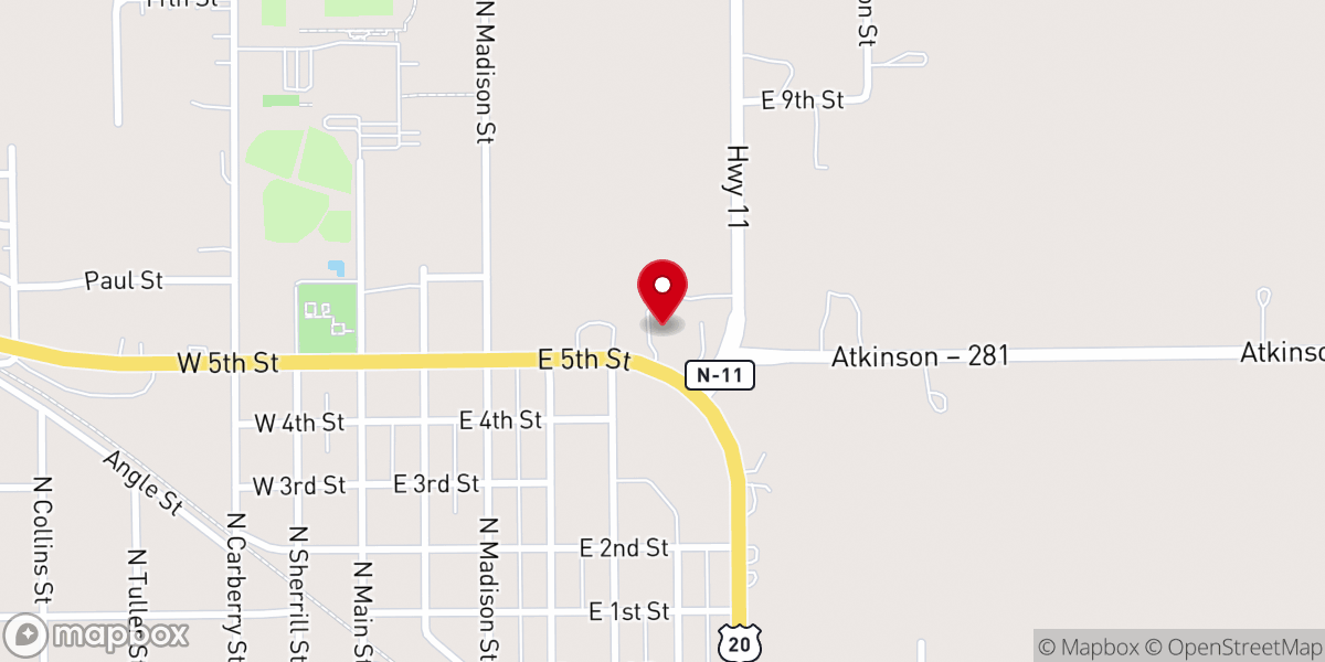 Map showing location of Reorganized Church of Latter Day Saints