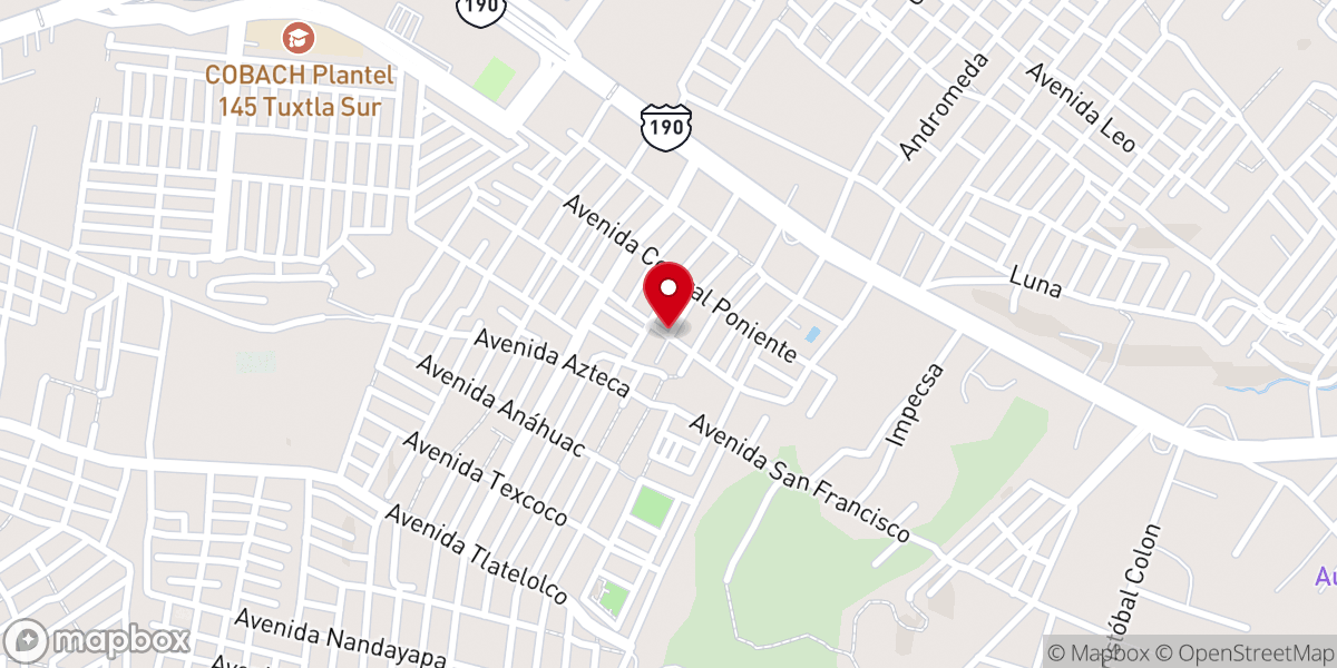 Map showing location of Iglesia Cristiana Solo Cristo Salva