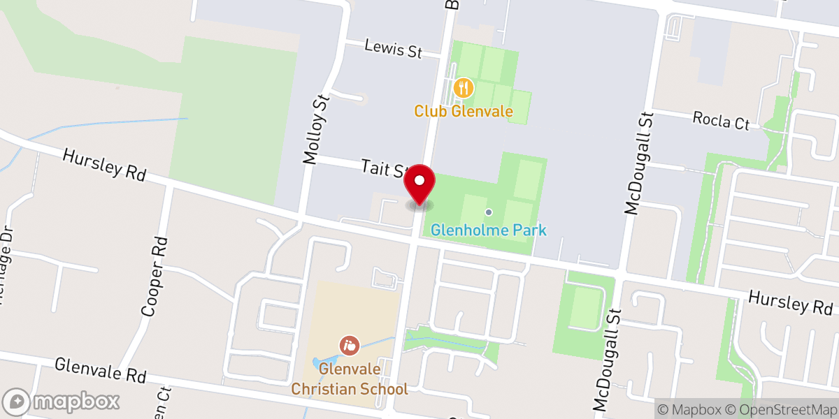 Map showing location of Christian Reformed Church