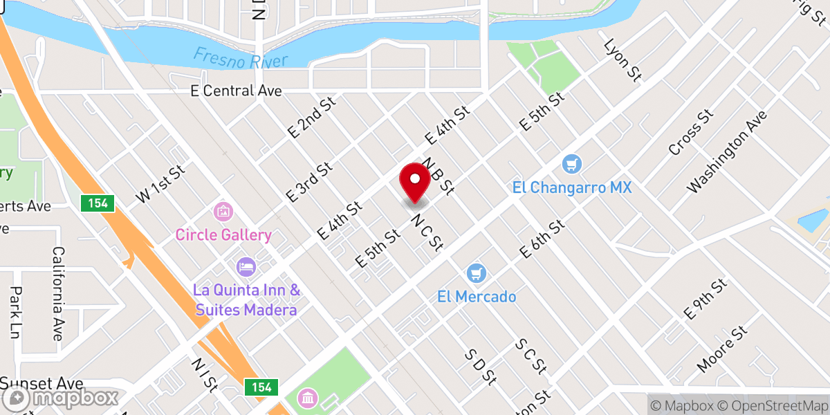 Map showing location of Holy Family Table