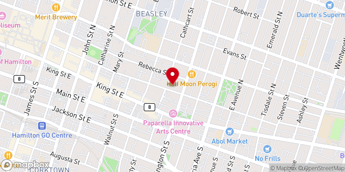 Map showing location of Apostolic Ark Ministries