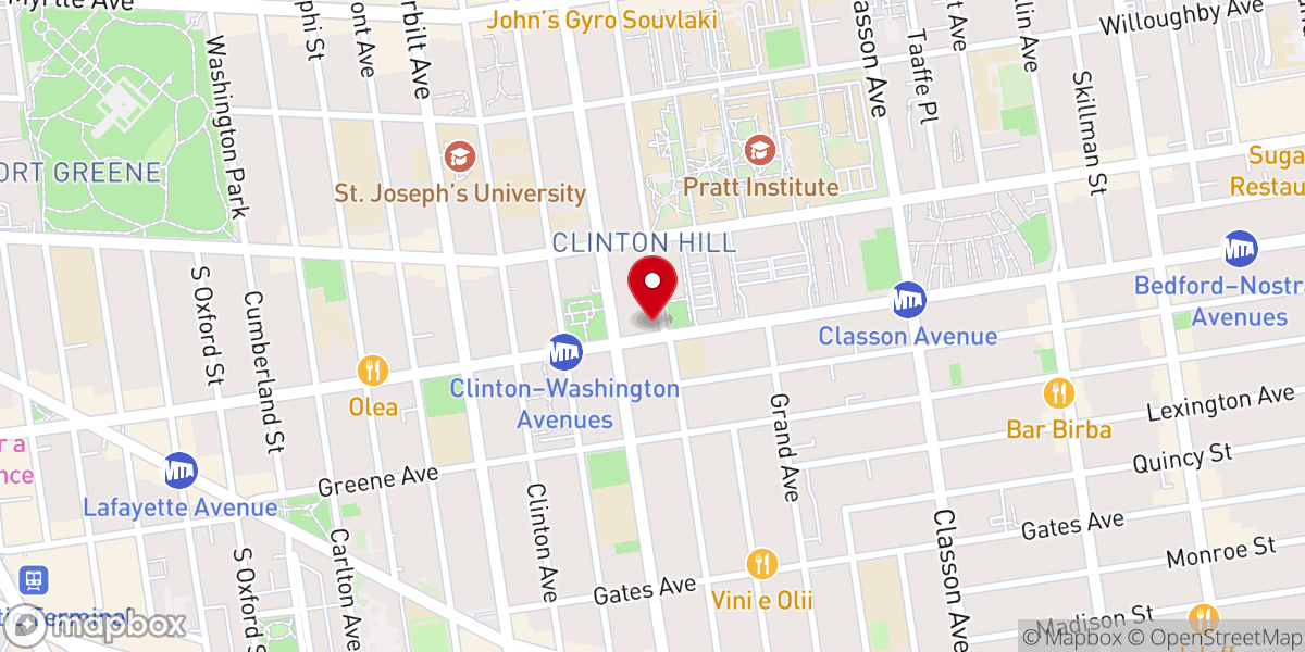Map showing location of Emmanuel Baptist Church Inc