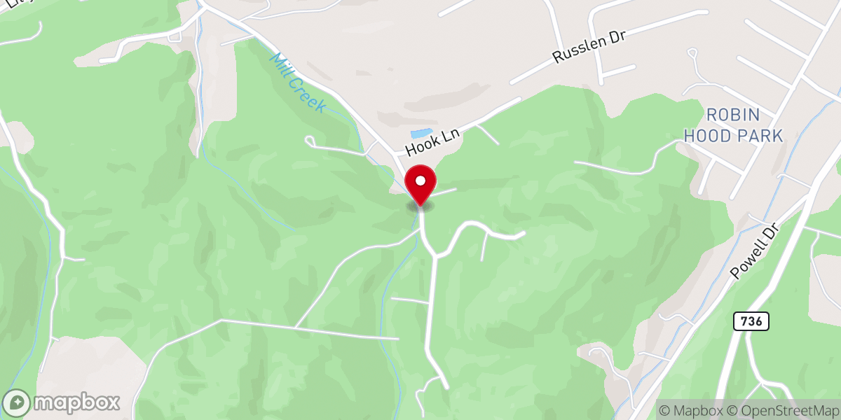 Map showing location of Harbor Creek Farms & Venue