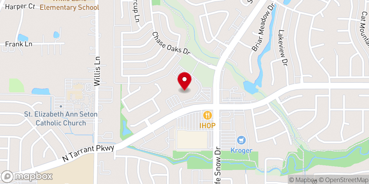 Map showing location of NorthWood Church