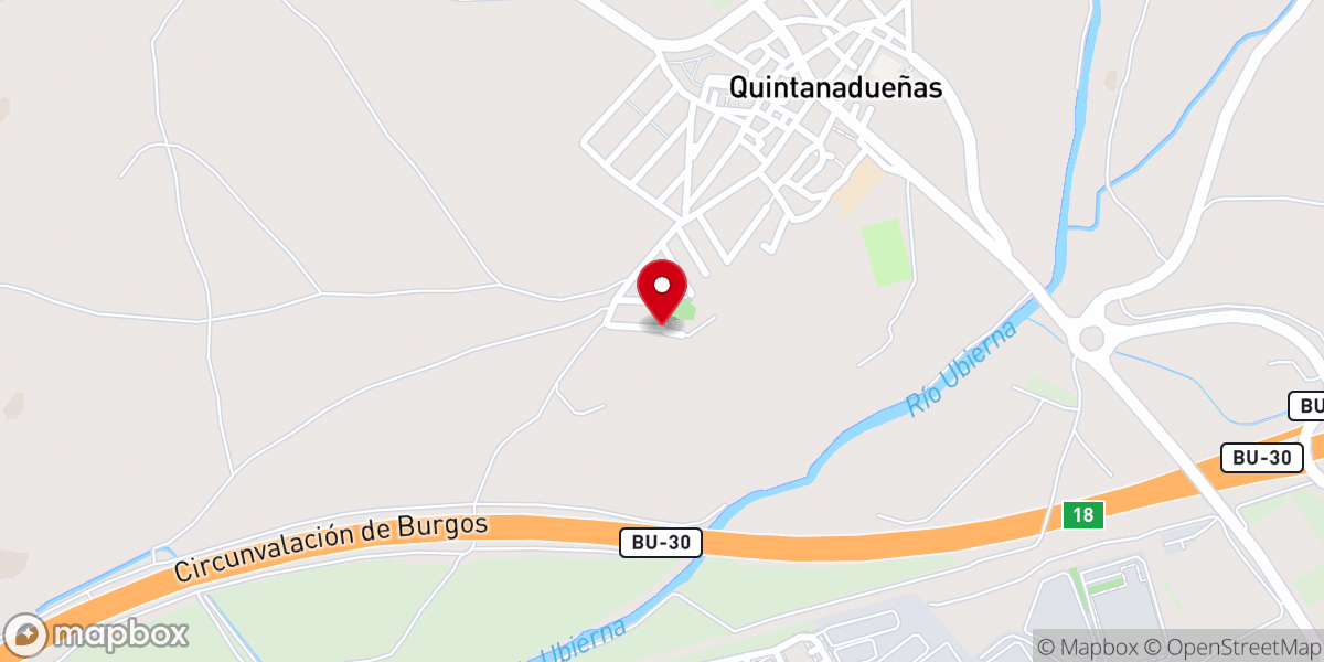Map showing location of Iglesia evangélica Piedras Vivas