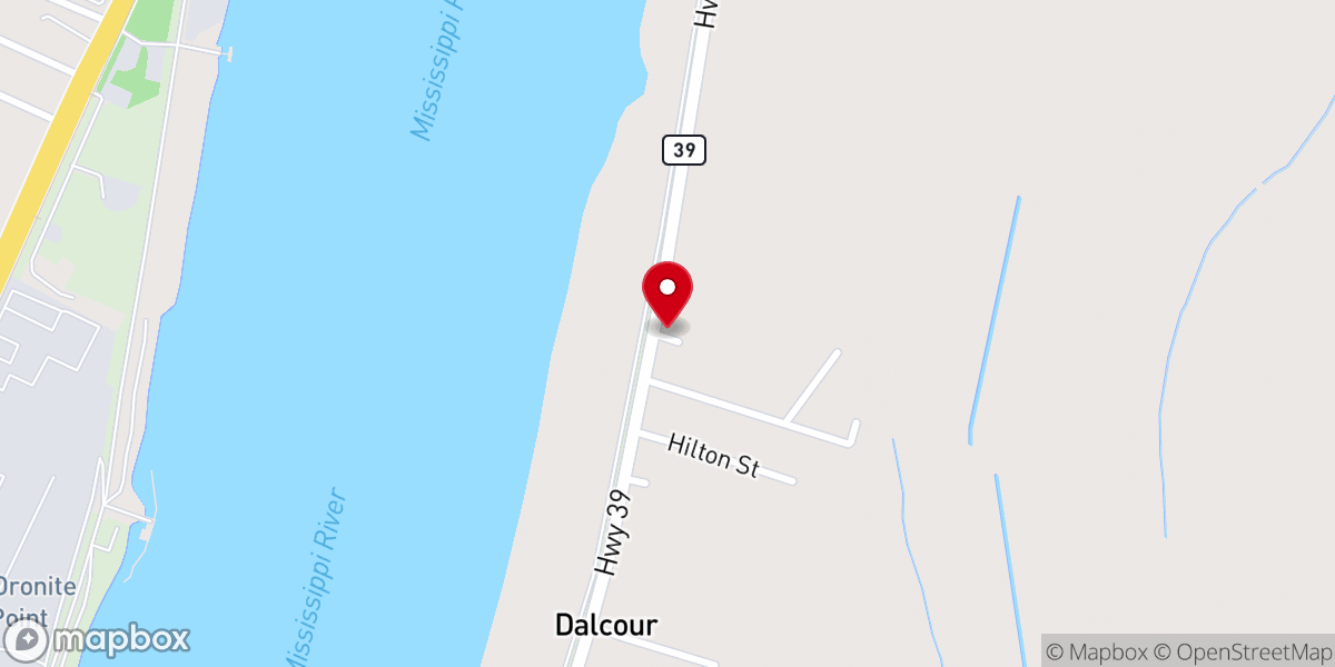 Map showing location of Bethlehem Baptist Church