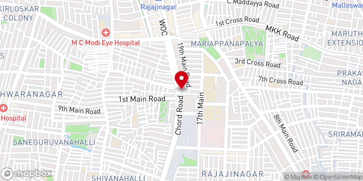 Map showing location of CSI YESUKRUPALAYA CHURCH