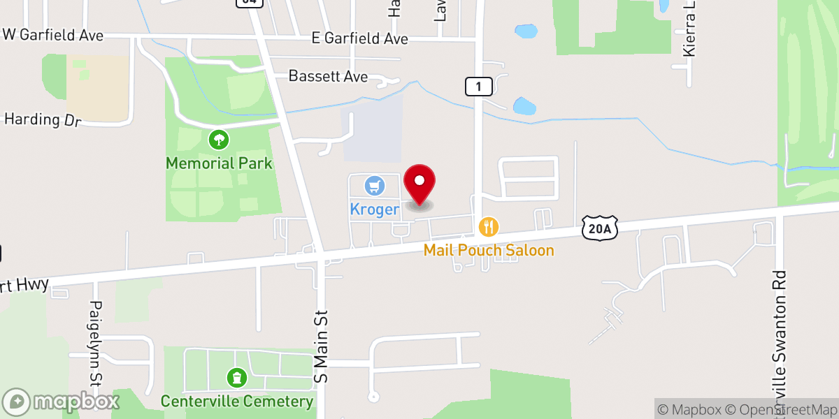 Map showing location of Live Ready Church