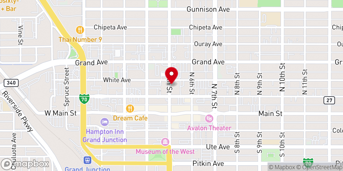Map showing location of Warrior at Heart Ministry Inc