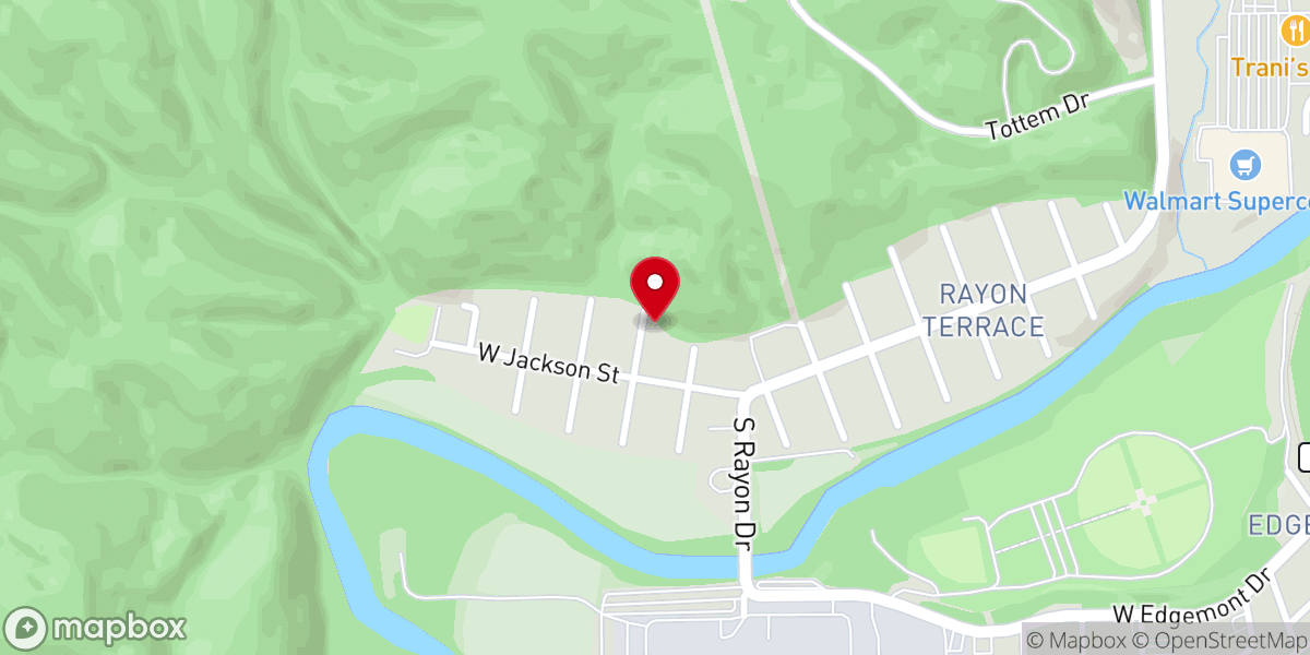 Map showing location of Clark Clifford