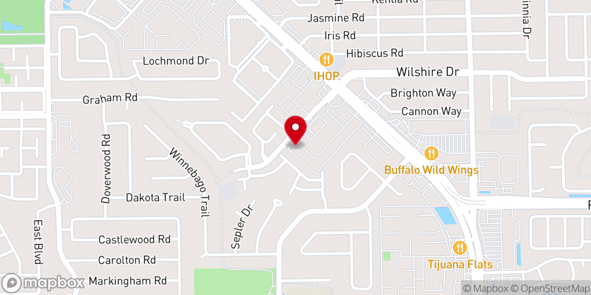 Map showing location of Seminole County Clerk and Comptroller