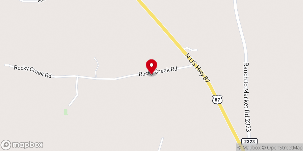Map showing location of Legacy Ranch Wedding Chapel