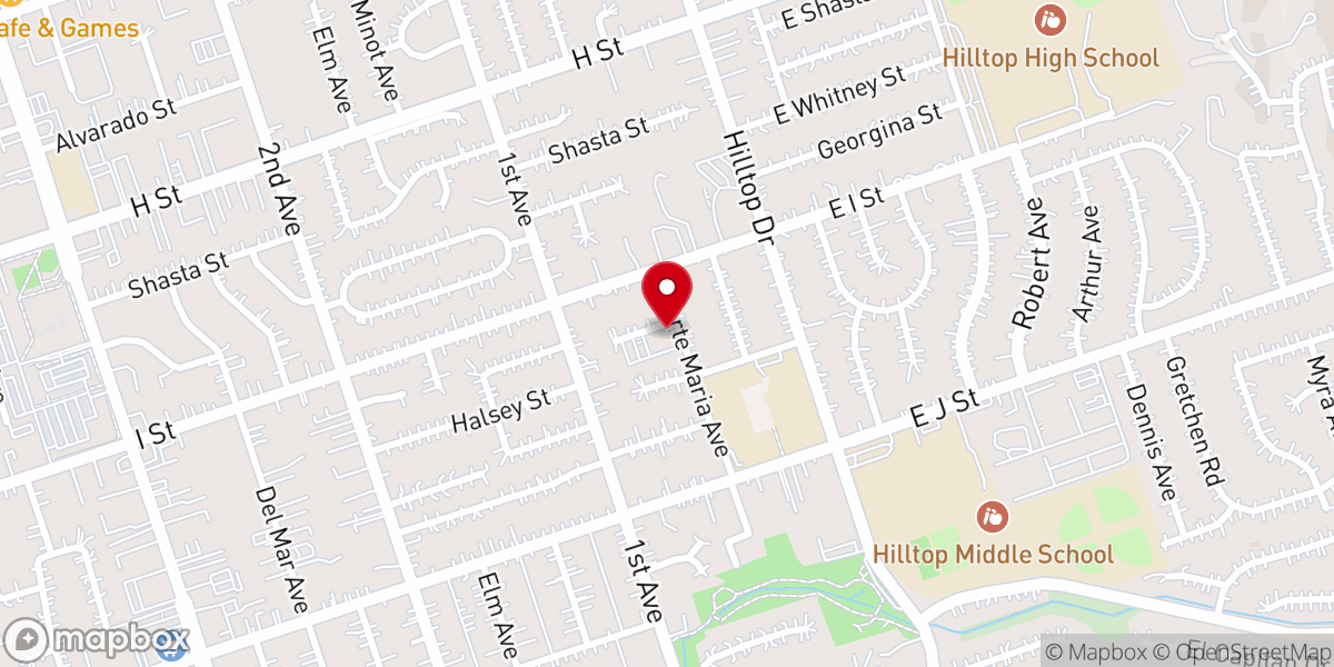 Map showing location of The Promise Church