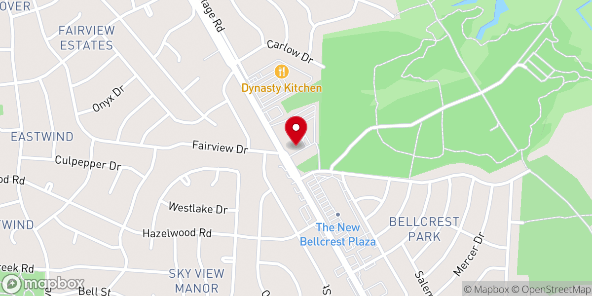 Map showing location of Saint Justin the Martyr Roman Catholic Church