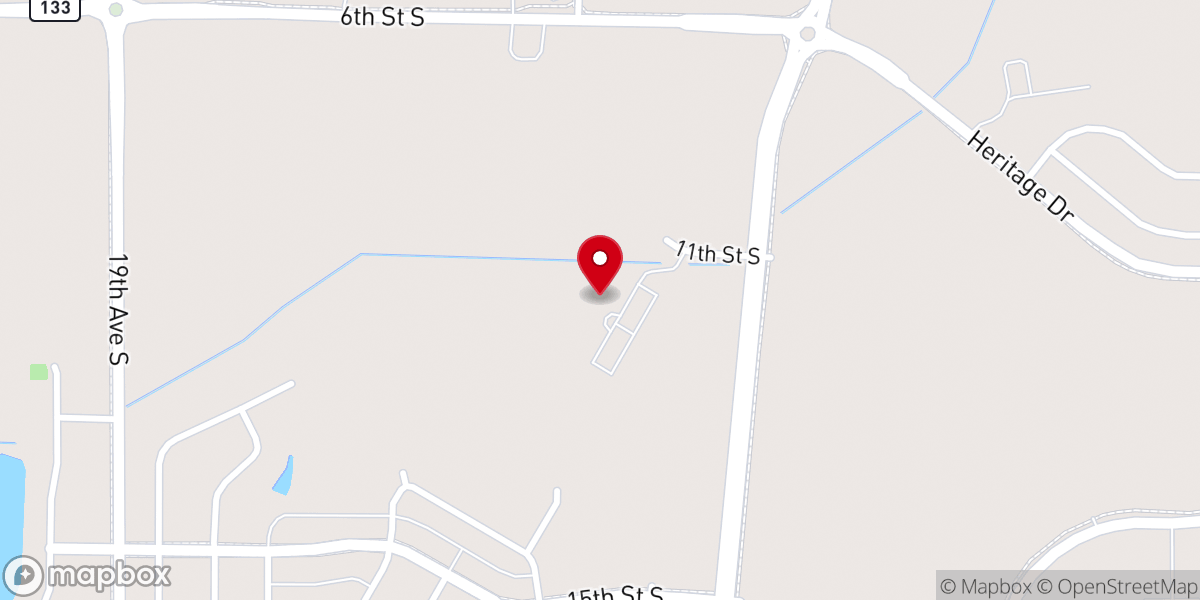 Map showing location of First United Methodist Church