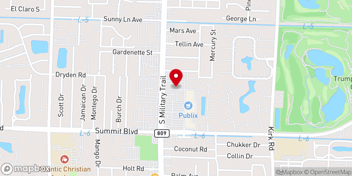 Map showing location of Potter's House Church Fellowship