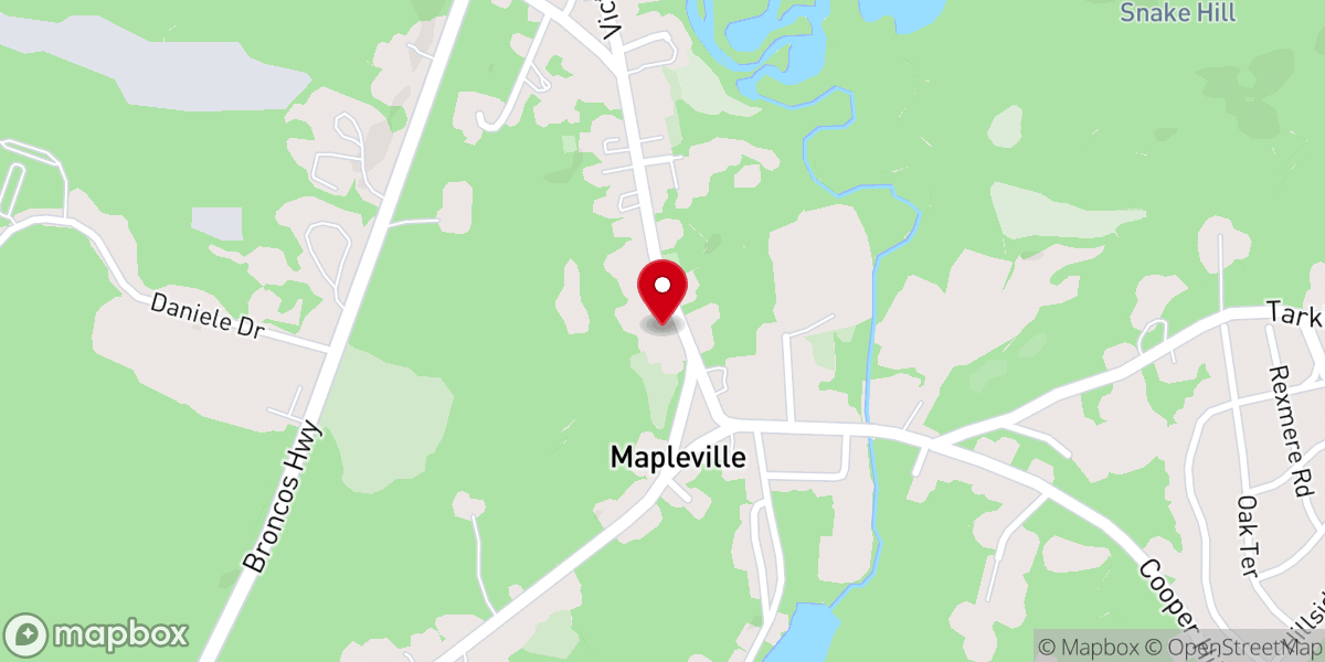 Map showing location of Burrillville Seventh-day Adventist Church