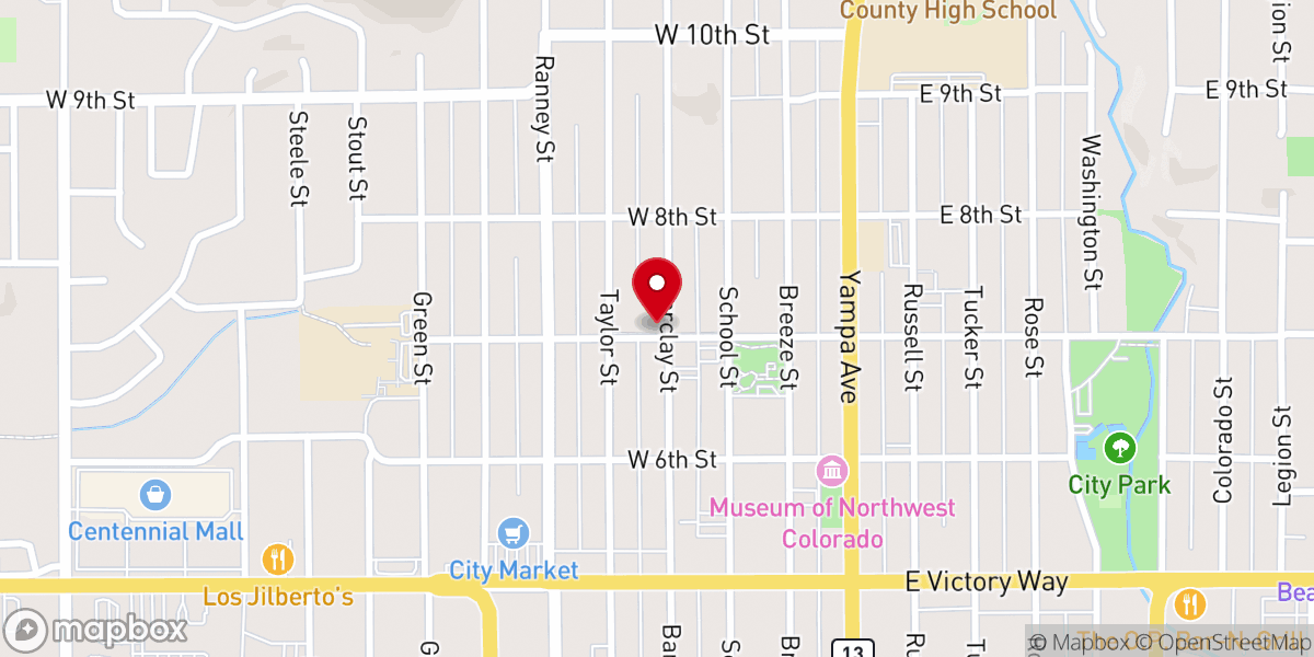 Map showing location of Friendship United Methodist Church